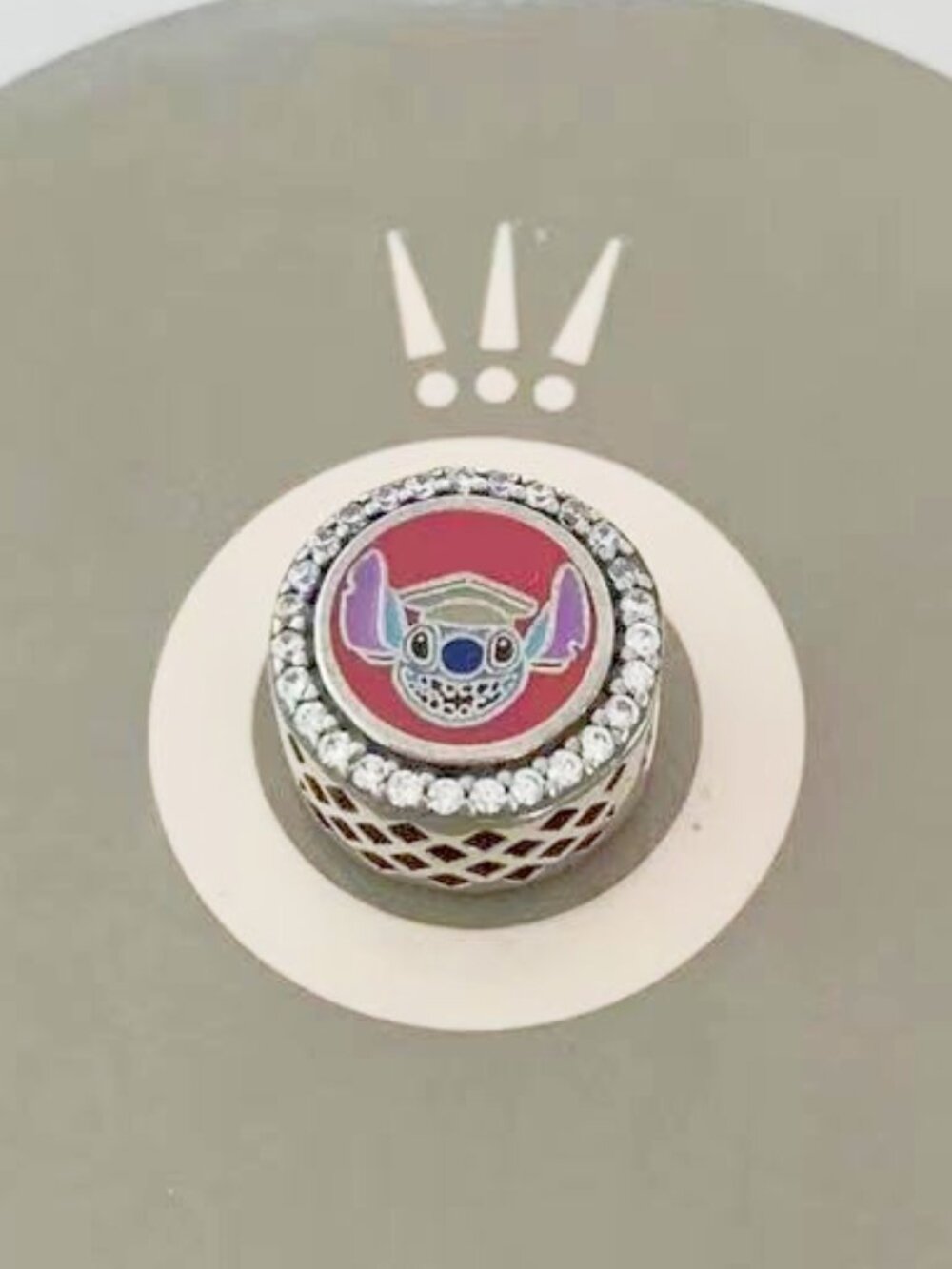 Pandora Disney Stitch Graduation Class of 2020 Charm Clear CZ, S925 Sterling